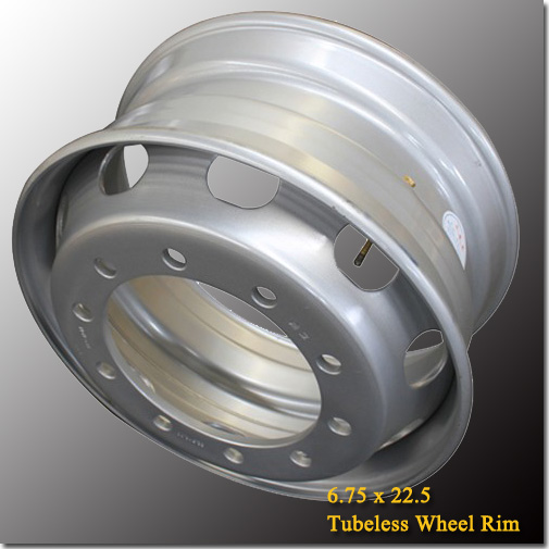 6.75x22.5 Manufactural Semi Trailer Wheel Rim