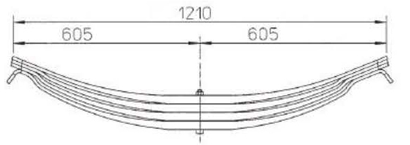 China Manufacture 21221509 ROR Leaf Spring
