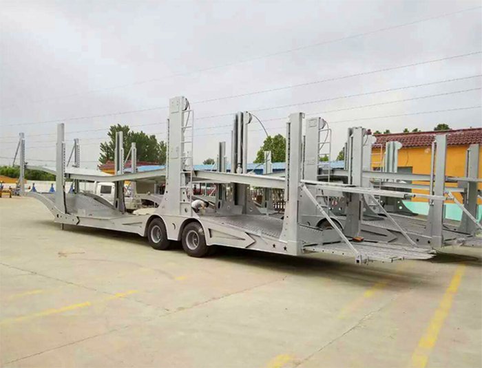 Euro Style 2-Axles Car-Carrier Trailer Transport For Cars