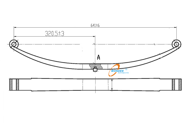 ISU33P  Parabolic Leaf Spring  West Coast Suspensions