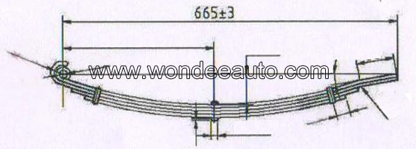 Boat Trailer for South Africa Market Drawing