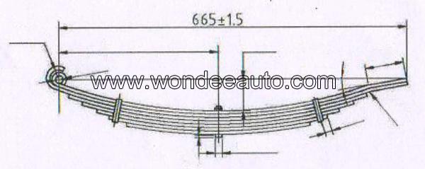 Boat Trailer Spring Leaf Drawing