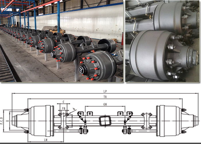 Fuwa type axle Detail Photos