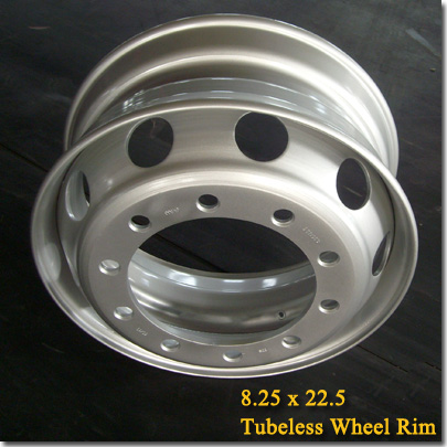 8.25x22.5 Tubeless Steel Truck Trailer Wheel Rim