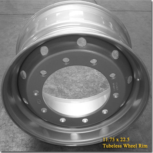 11.75x22.5 Tubeless Steel Truck Trailer Wheel Rim