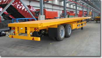 2 Axle 40ft Flatbed Semi Trailer - Wondee Autoparts