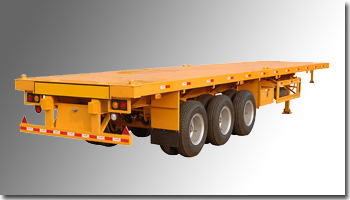 3 Axle 40ft Flatbed Semi Trailer - WONDEE AUTOPARTS