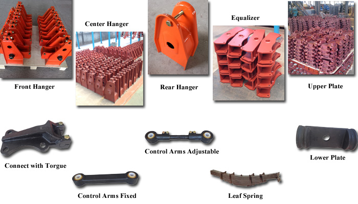 American type 2 Axle Trailer Suspension Parts