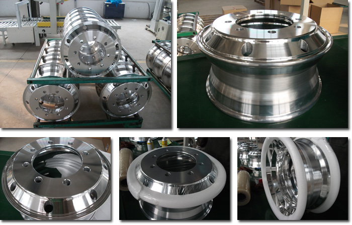 Polished Aluminum Wheel Rim Detail Photos