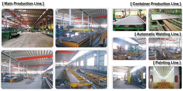 3 axle 40T fence semi trailer production line