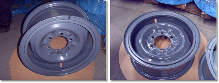 Truck Trailer 5.50-16 Wheel Rim Detail Photos