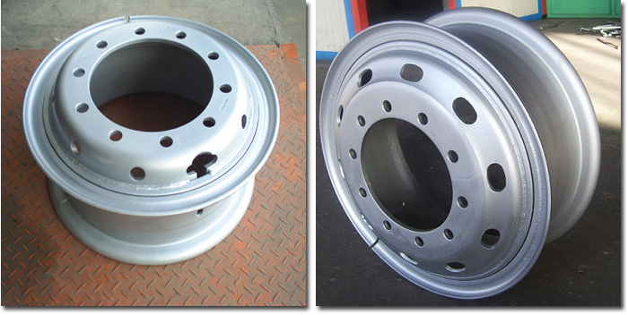 Truck Steel 8.5-20 Tube Wheel Rim Detail Photos