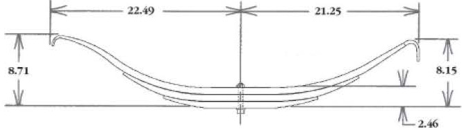 OEM TRA2726 354-00 Leaf Spring