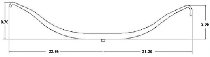 TRA023, 360-00 Leaf Spring 