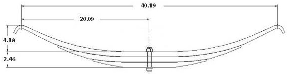 TRA693, UCD0511-1 Leaf Spring