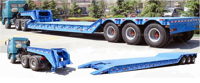  Detachable Gooseneck Low Boy Semi Trailer Detail Photos