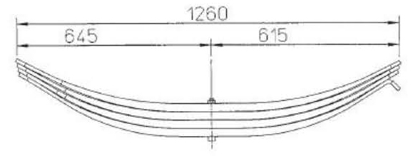 Manufacture 21217947 Leaf Spring for Leaf Spring