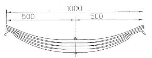 Custom Steel 21220881 Leaf Spring