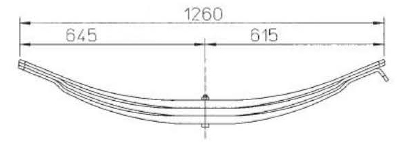 Multi ROR 21221244 Leaf Spring for Sale