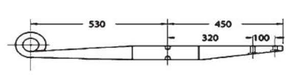 Truck Steel ROR 21225354 Air Linker Leaf Spring