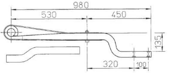 Air Suspension parts 21225660 Air Linker Leaf Spring