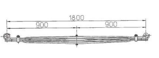 BENZ Type 6203200202 Leaf Spring