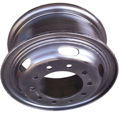 Trailer 6 Bolt Tube Steel Rim