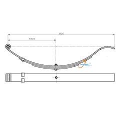 Trailer Steel Small Leaf Spring