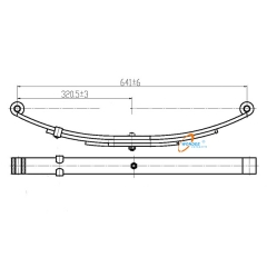 Truck BPW Small Leaf Spring