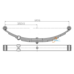 Small Leaf Spring for Trailer