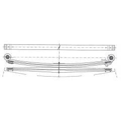 MB ATEGO 1725 RR Leaf Spring