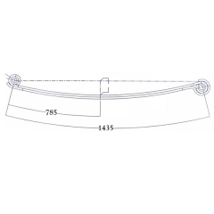 Mercedes 813-F Leaf Spring