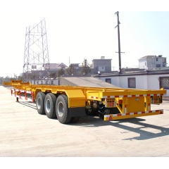 Tri Axle 40 Ton Semi Trailer Skeletal