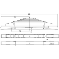 Volvo 257658 Leaf Spring