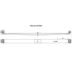 Volvo 257892 Leaf Spring