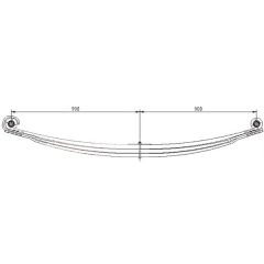 Volvo 257932 Leaf Spring