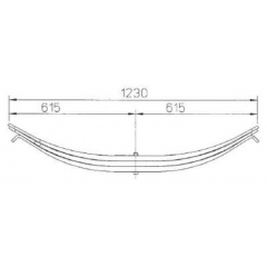 21204921 Spring Leaf for ROR Trailer