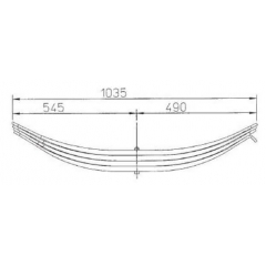 Manufacture Rear 21211073 Leaf Spring