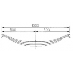 Parabolic Steel 21215421 Rear Leaf Spring