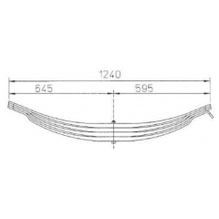 ROR Multi Rear 21220913 Leaf Spring