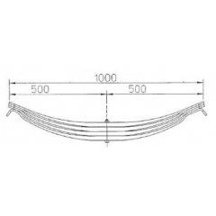 Custom Steel 21220881 Leaf Spring