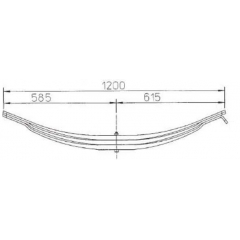 ROR 21223328 Leaf Spring for Sale