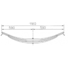 Steel 21223329 Factory Leaf Spring