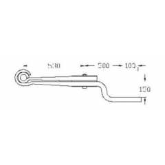 ROR 21225673 Air Linker Leaf Spring