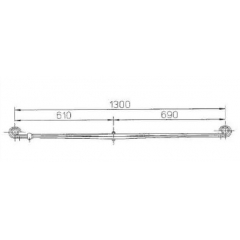 BENZ  6113200702 Leaf Spring