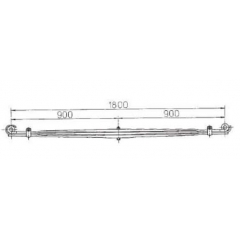 BENZ 6203200302 Leaf Spring