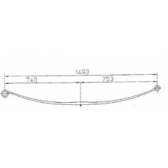 BENZ 9023201106 Leaf Spring