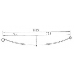 BENZ 9033200506 Leaf Spring