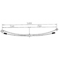 BENZ 9033200706 Leaf Spring