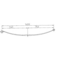 BENZ 9013201706 Leaf Spring